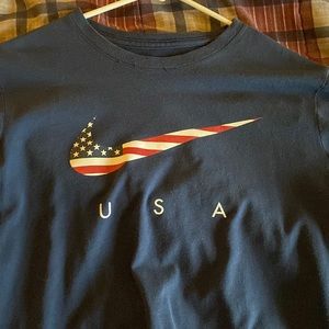 NIKE DRI-FIT NAVY USA T-SHIRT